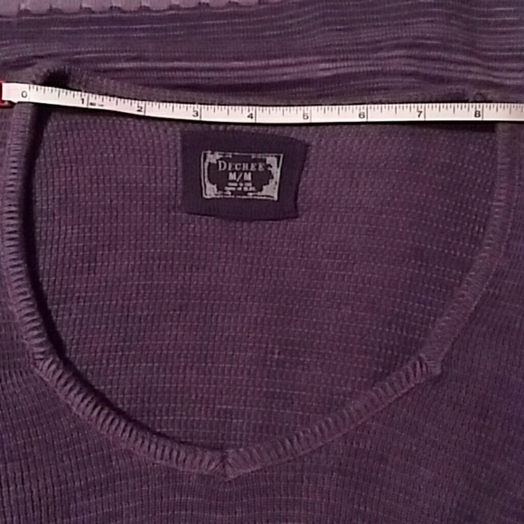 Decree Sweater/Tunic/Dress Purple - Picture 8 of 8